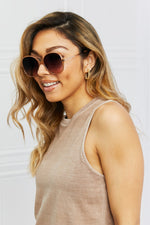 Onyx Pearl Full Rim Womens Sunglasses