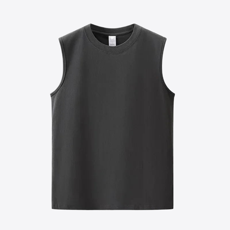 Summer Dusk Basic 100% Cotton Mens Tank