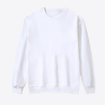 Serene Comfort Solid Crewneck 100% Cotton Womens Sweatshirt