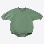 Green Spinach Cotton Baby Romper