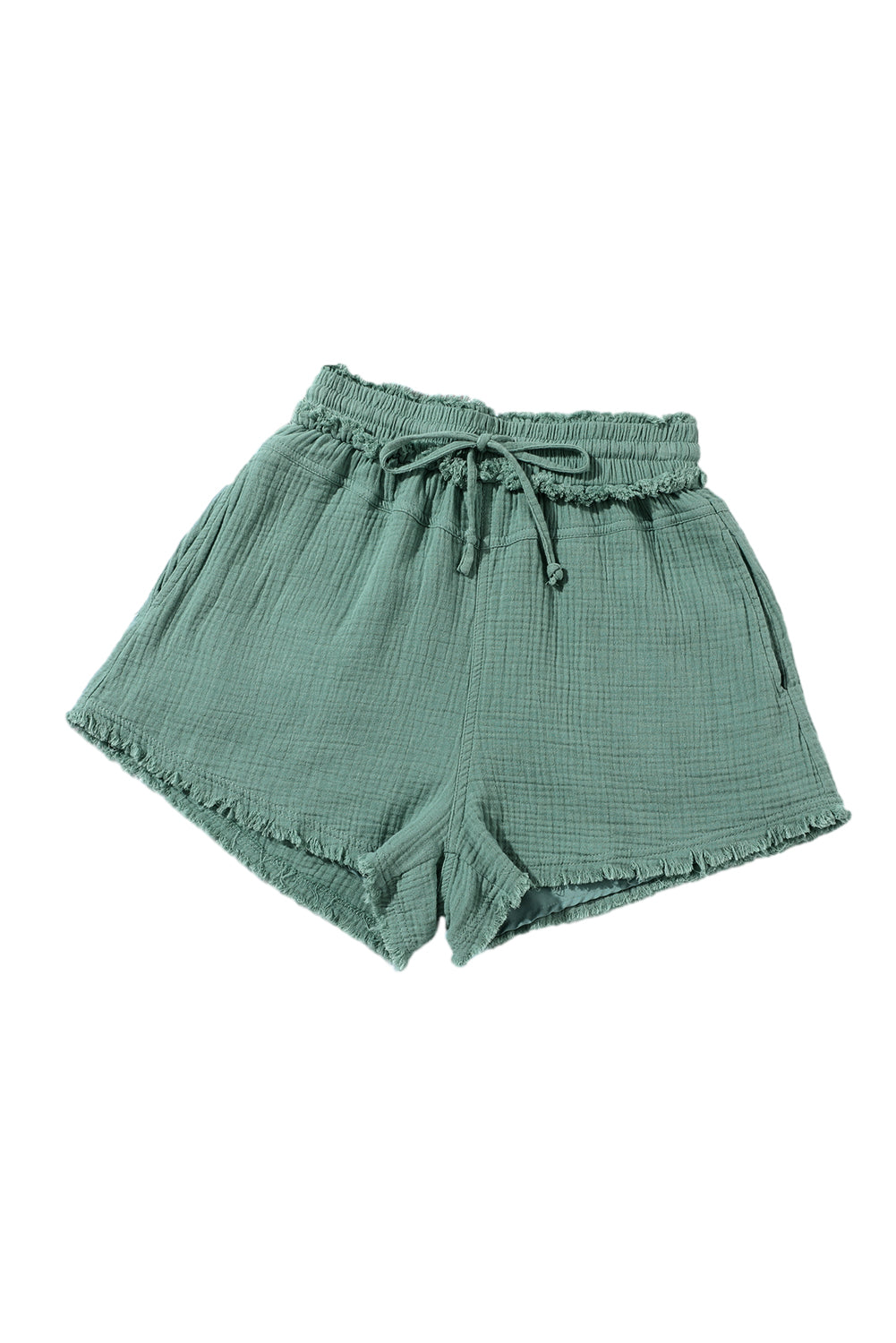 Night Shore Crinkled 100% Cotton Womens Shorts