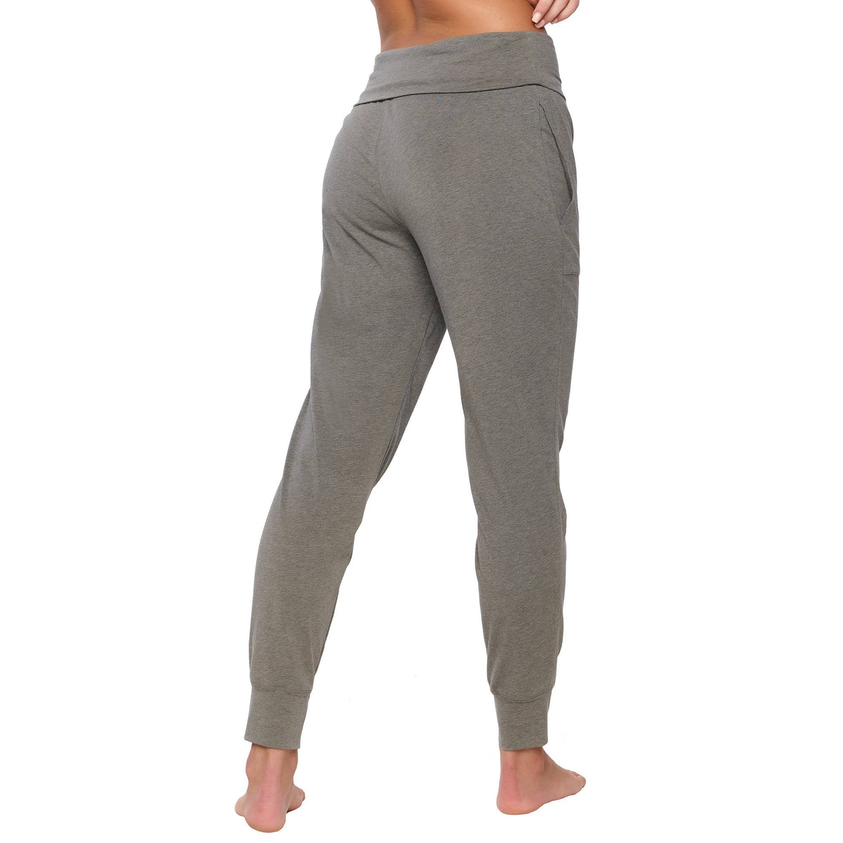 FELINA Stretch Fold-Waist Joggers