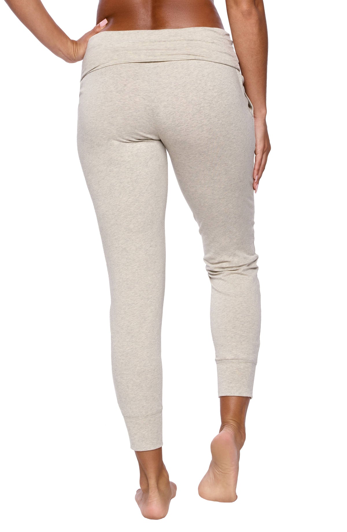 FELINA Stretch Fold-Waist Joggers