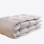 Snow Cloud Organic Cotton Comforter With Feather Goose Down Filling