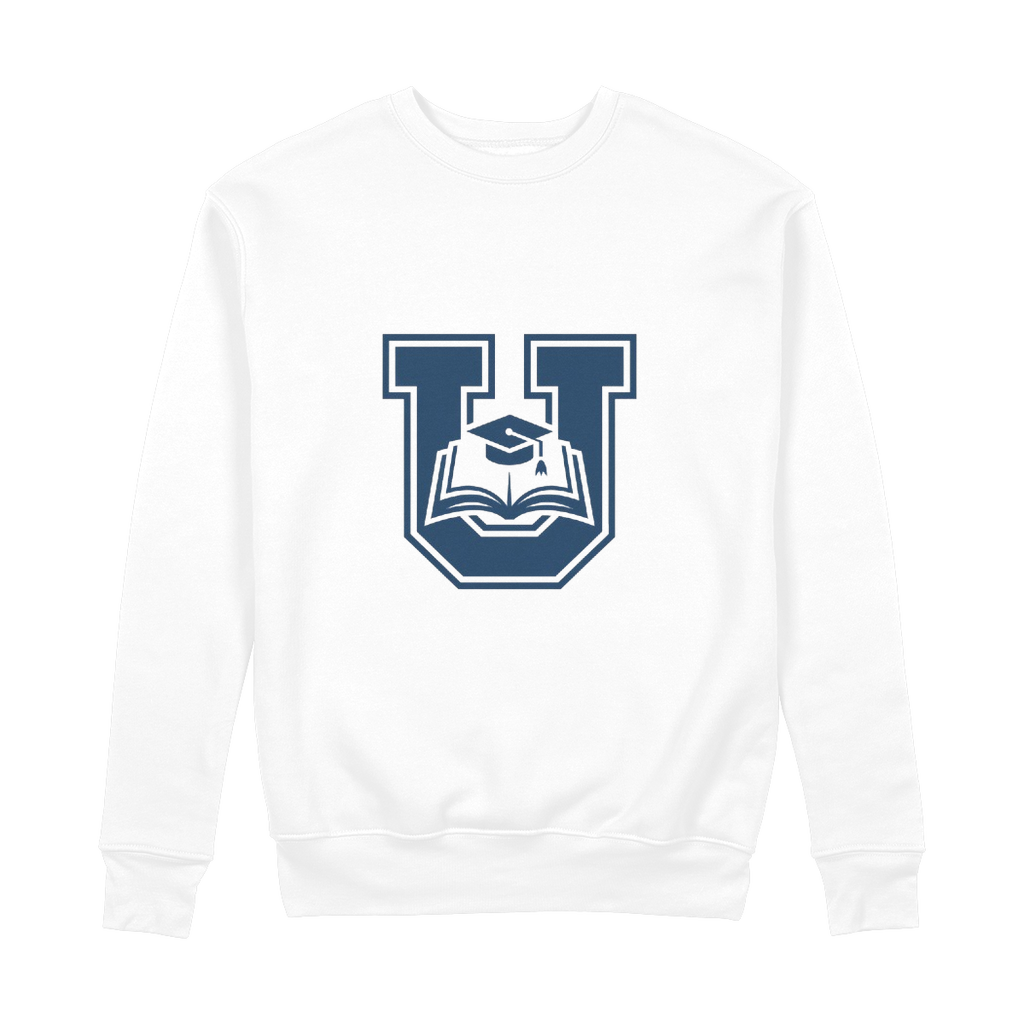 University Logo 100% Organic Cotton Graphic Sweatshirt