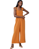 Orange Nectar High Stretch Organic Cotton Romper | Hypoallergenic - Allergy Friendly - Naturally Free