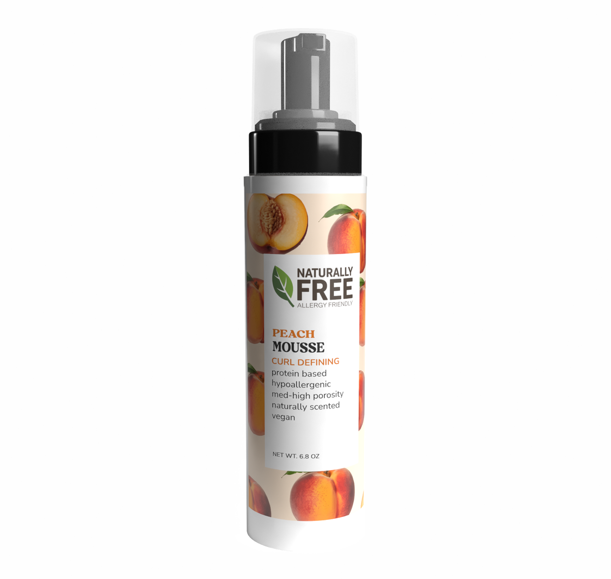 Curl Defining Protein Hair Mousse - Peach