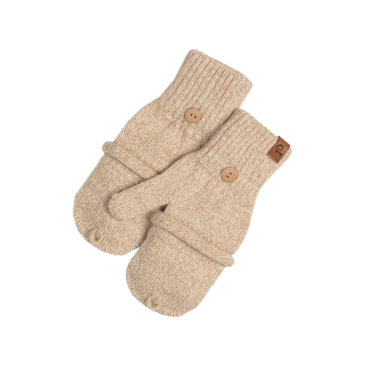 MENIQUE Knit Convertible Gloves Merino