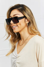 Abstract Square Womens Sunglasses