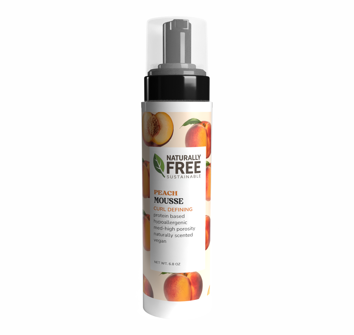 Curl Defining Protein Hair Mousse - Peach