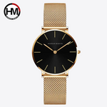 Opulent Gold Hannah Martin Quartz Stainless Steel Womens Watch