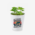 Embrace The Process, Trust The Growth Quote Ceramic Flower Pot