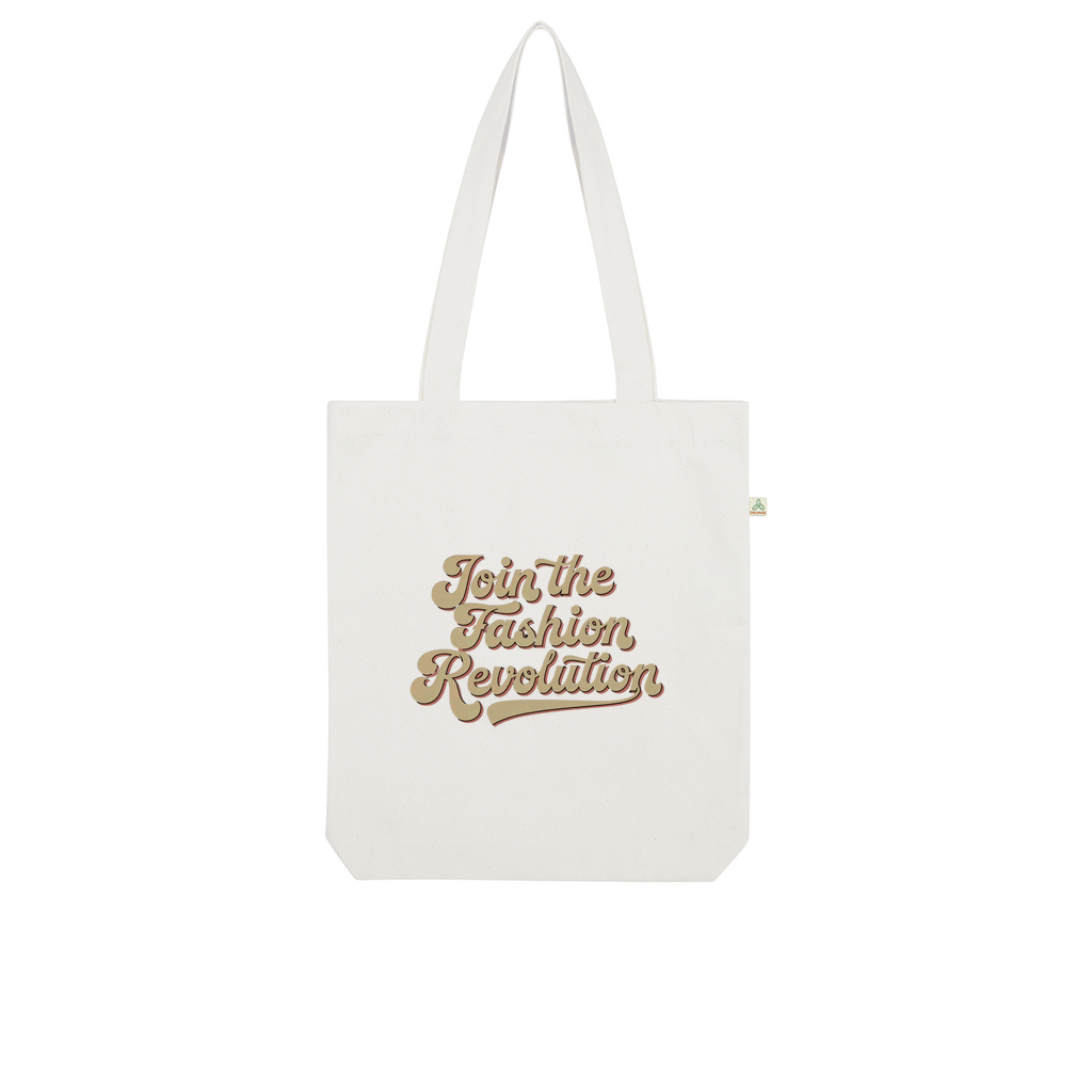 Join The Fashion Revolution 100% Organic Cotton Womens Tote Bag