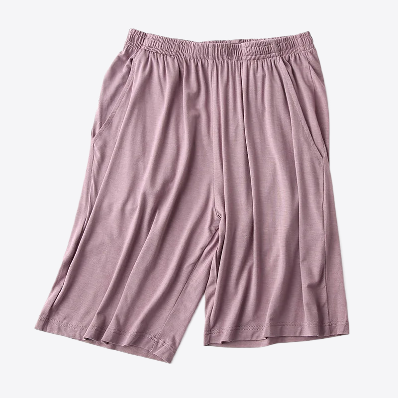 Pink Fig Viscose Womens Lounge Shorts