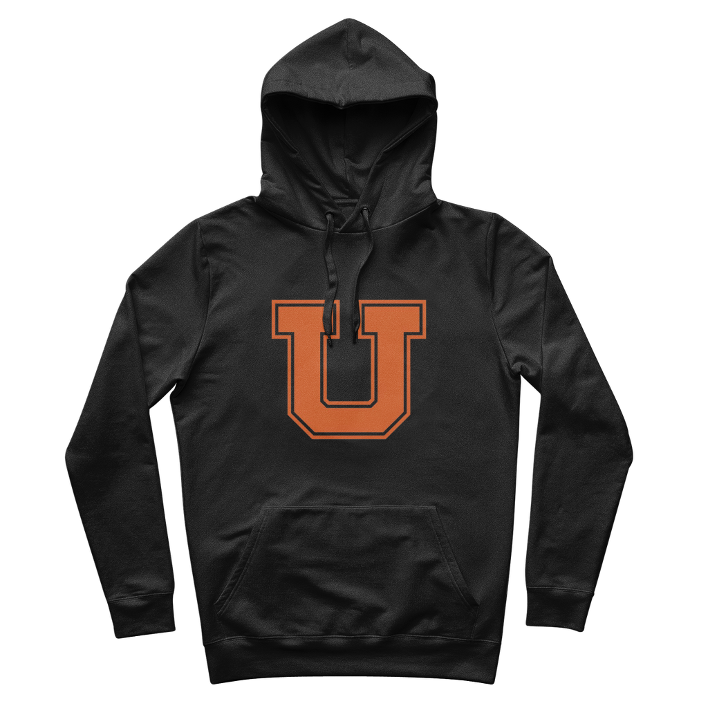 University U logo 100% Organic Cotton Graphic Hoodie