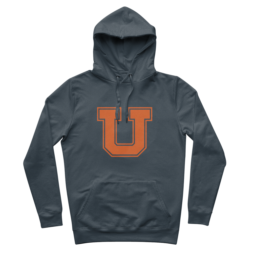 University U logo 100% Organic Cotton Graphic Hoodie