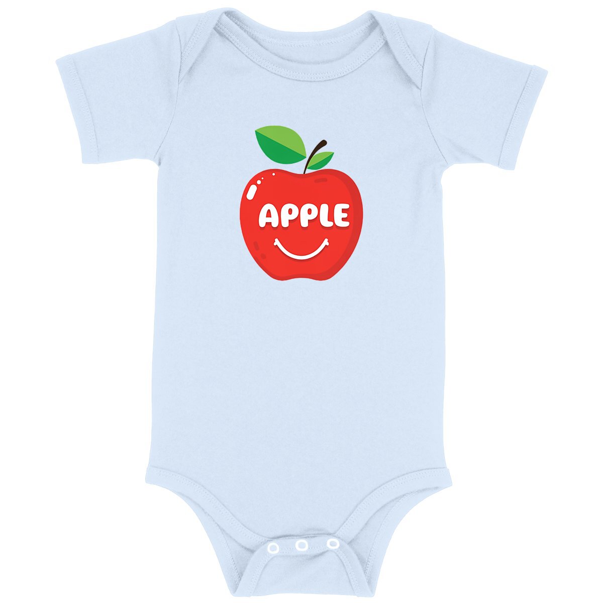 Apple Bloom Organic Cotton Baby Graphic Onesie | Hypoallergenic - Allergy Friendly - Naturally Free