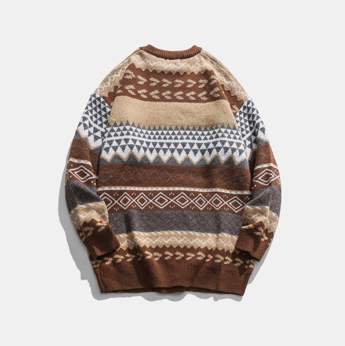 Apricot Harvest Aztec Cotton Men's Sweater | Hypoallergenic - Allergy Friendly - Naturally Free