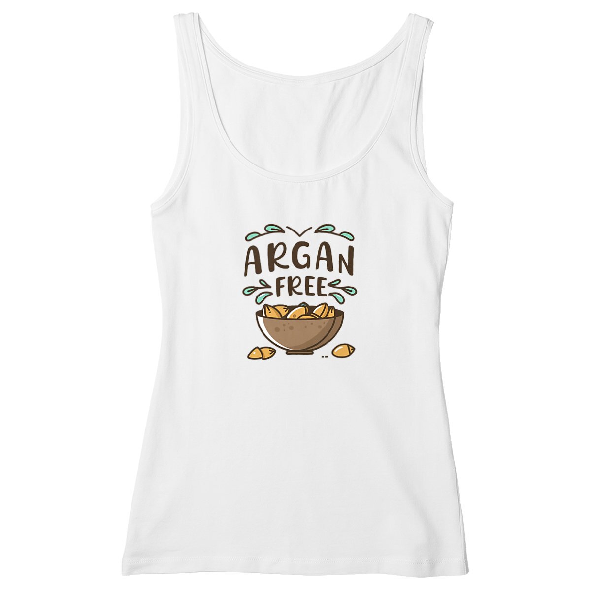 Argan Free Organic Cotton Graphic Tank Top | Hypoallergenic - Allergy Friendly - Naturally Free