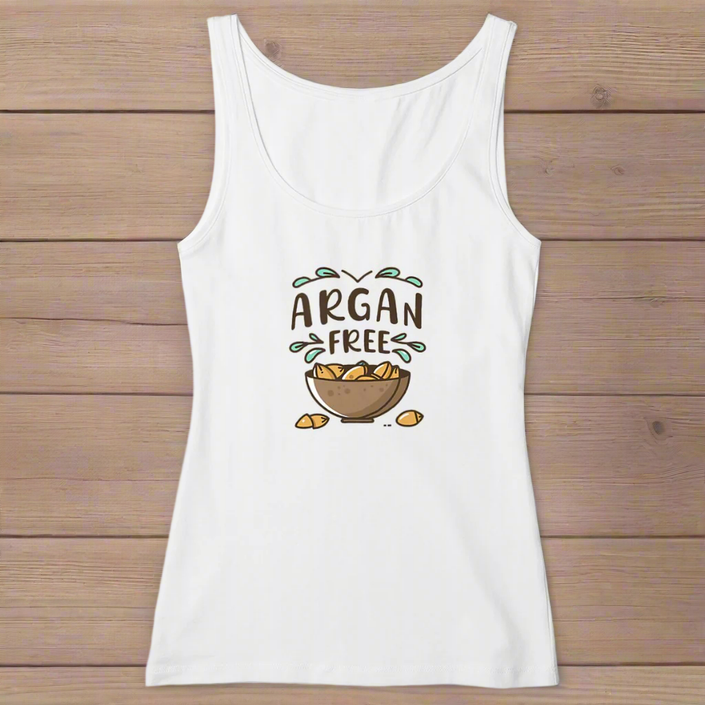 Argan Free Organic Cotton Womens Graphic Tank Top