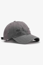 Ashen Twilight Distressed Adjustable 100% Cotton Womens Cap | Hypoallergenic - Allergy Friendly - Naturally Free