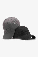 Ashen Twilight Distressed Adjustable 100% Cotton Womens Cap | Hypoallergenic - Allergy Friendly - Naturally Free