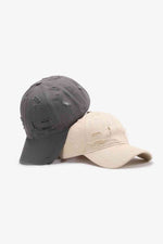 Ashen Twilight Distressed Adjustable 100% Cotton Womens Cap | Hypoallergenic - Allergy Friendly - Naturally Free