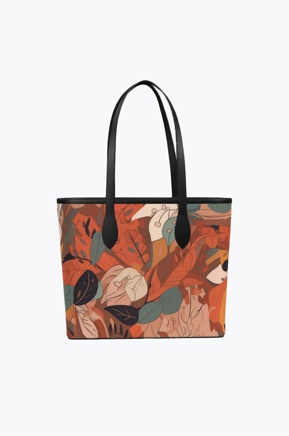 Autumn Carnation 100% Leather Tote Bag | Hypoallergenic - Allergy Friendly - Naturally Free