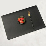 Autumn Foilage Vegan Leather Washable Placemats | Hypoallergenic - Allergy Friendly - Naturally Free