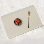 Autumn Foilage Vegan Leather Washable Placemats | Hypoallergenic - Allergy Friendly - Naturally Free