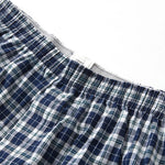 Azul Valley Plaid Cotton Mens Boxers | Hypoallergenic - Allergy Friendly - Naturally Free