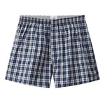 Azul Valley Plaid Cotton Mens Boxers | Hypoallergenic - Allergy Friendly - Naturally Free