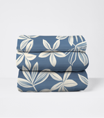 Azure Leaf Bed Sheets | Hypoallergenic - Allergy Friendly - Naturally Free