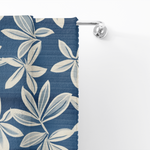 Azure Leaf Floral Bath & Beach Towel | Hypoallergenic - Allergy Friendly - Naturally Free