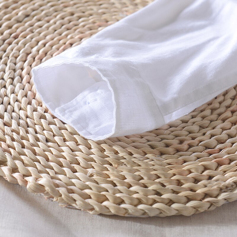 Beach Breeze Stripes 100% Linen Mens Shirt | Hypoallergenic - Allergy Friendly - Naturally Free