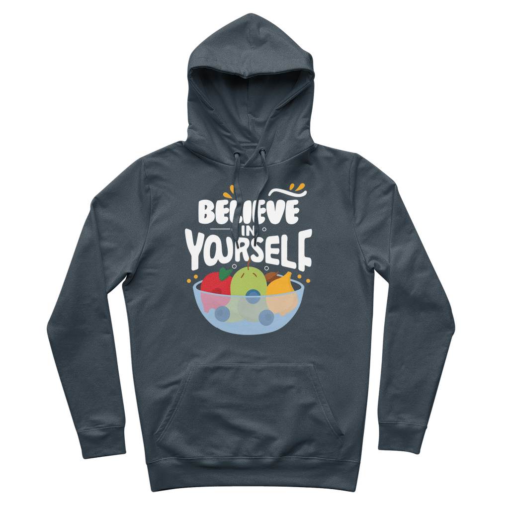 Believe In Yourself Organic Cotton Graphic Hoodie | Hypoallergenic - Allergy Friendly - Naturally Free
