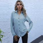 Berry Bliss Button Up Collar 100% Linen Blouse | Hypoallergenic - Allergy Friendly - Naturally Free