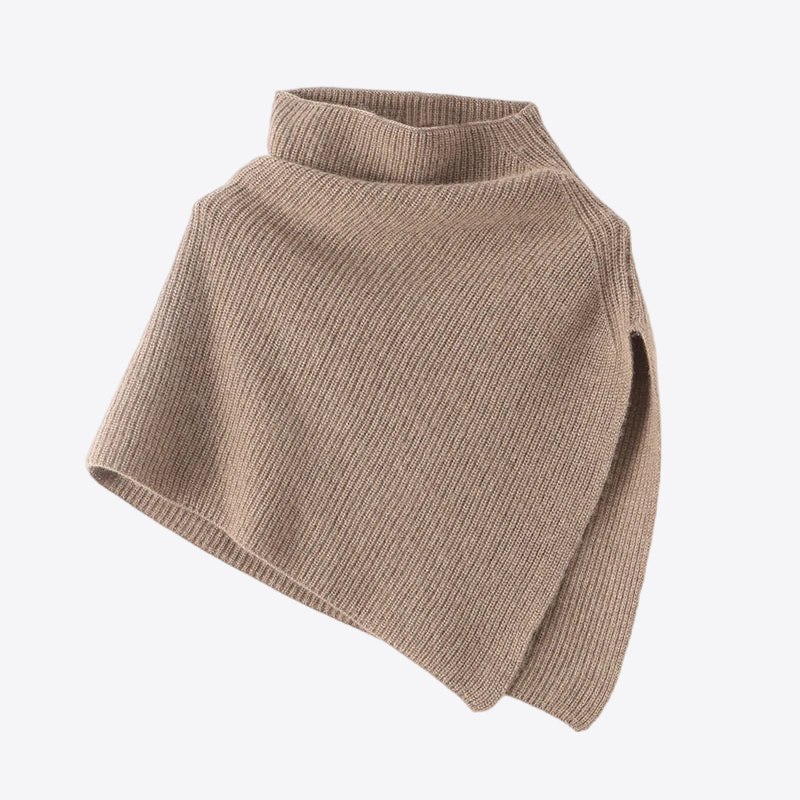 Birch Berries Knit Neck Cape Cashmere Womens Scarf | Hypoallergenic - Allergy Friendly - Naturally Free