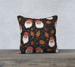 Black Santa Throw Pillow Cover | Hypoallergenic - Allergy Friendly - Naturally Free