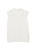 Blossom Breeze High Neck 100% Cotton Sweater Vest | Hypoallergenic - Allergy Friendly - Naturally Free