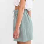 Blossom Haven High Waist 100% Linen Lounge Shorts | Hypoallergenic - Allergy Friendly - Naturally Free