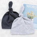 Blue Skies Knot Beanie Organic Cotton Baby Hat | Hypoallergenic - Allergy Friendly - Naturally Free