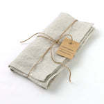 Blueberry Bliss 4Pcs 100% Linen Napkins | Hypoallergenic - Allergy Friendly - Naturally Free