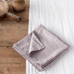 Blueberry Bliss 4Pcs 100% Linen Napkins | Hypoallergenic - Allergy Friendly - Naturally Free