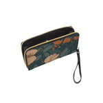 Blueberry Bloom Vegan Leather Wristlet | Hypoallergenic - Allergy Friendly - Naturally Free