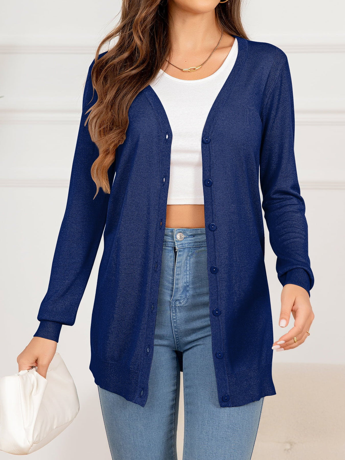 Blueberry Orchard Viscose Cardigan | Hypoallergenic - Allergy Friendly - Naturally Free