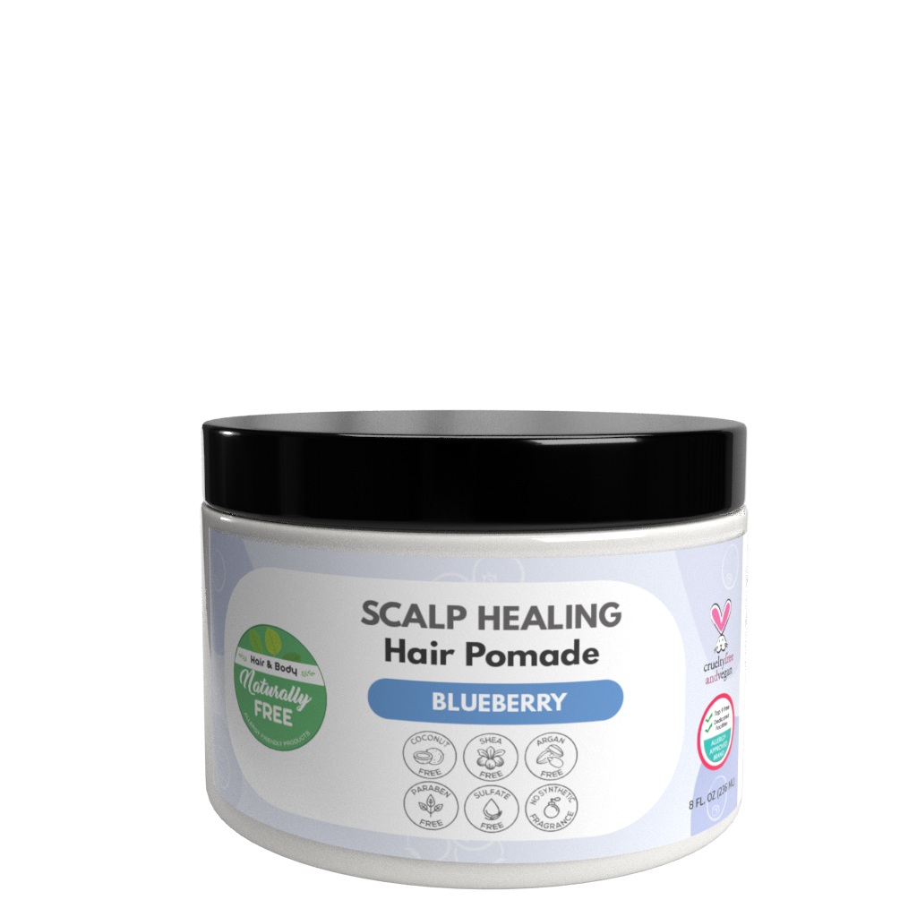 Blueberry Scalp Healing Pomade | Hypoallergenic - Allergy Friendly - Naturally Free