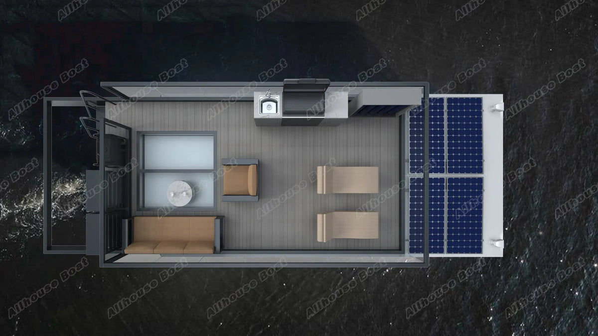 Energy Savers Solar Powered Boat House