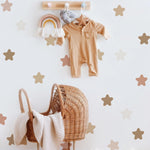 Boho Stars Wall Stickers | Hypoallergenic - Allergy Friendly - Naturally Free