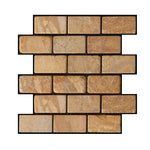 Brick 3D Vinyl Self Adhesive Wall Stickers | Hypoallergenic - Allergy Friendly - Naturally Free